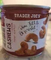 Mängden socker i Cashews, geröstet & pikant gewürzt