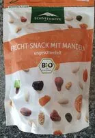 Mängden socker i Frucht-Snack mit Mandeln