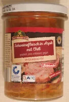 Mängden socker i Schweinefleisch in Aspik mit Chili