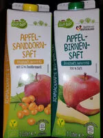 Mängden socker i Apfel-Sanddorn-Saft / Apfel-Birnen-Saft