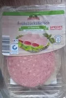 Mängden socker i Frühstücksfleisch