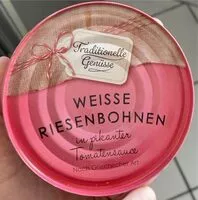 Mängden socker i Weiße Riesen Bohnen in pikanter Tomatensoße