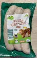 Mängden socker i Thüringer Rostbratwurst