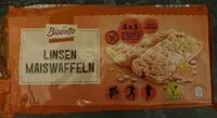 Mängden socker i Linsen Maiswaffeln