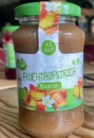 Mängden socker i Fruchtaufstrich Rhabarber