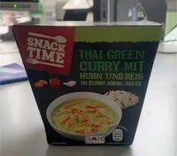 Mängden socker i Thai Green Curry mit Huhn und Reis