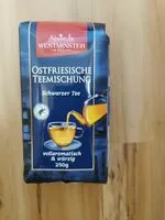 Mängden socker i Tee Ostfriesische Teemischung