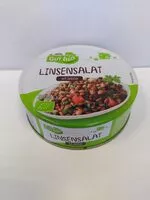 Mängden socker i Linsensalat mit Gemüse