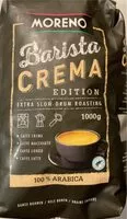 Mängden socker i Barista crema