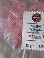 Mängden socker i Salami