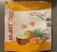 Mängden socker i Getrocknete Ananas Stücke