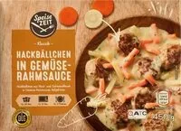 Mängden socker i Hackbällchen in Gemüse-Rahmsosse