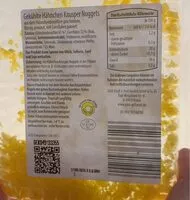 Mängden socker i Gekühlte Knusper Hähnchen Nuggets