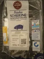 Mängden socker i Schweine-Geschnetzeltes frisch