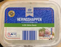 Mängden socker i Heringshappen in Dill-Sahne-Sauce