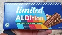 Mängden socker i Schokolade Vollmilch-Haselnuss Limited Aldition