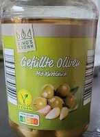 Mängden socker i Gefüllte Oliven mit Knoblauch