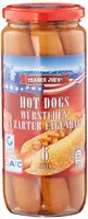 Mängden socker i Hot Dogs Würstchen