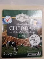Mängden socker i Cheddar