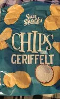 Mängden socker i Chips geriffelt