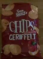 Mängden socker i Chips geriffelt