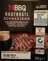 Mängden socker i Rostbrätl, Schwarzbier, mariniert