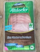 Mängden socker i Bio Hinterschinken