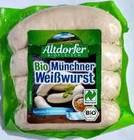 Mängden socker i Weißwurst