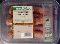 Mängden socker i Schweinebratwurst grob