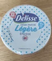 Mängden socker i Crème légère épaisse