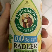 Mängden socker i Radler Naturtrüb 0,0% Alkoholfrei