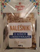 Mängden socker i Naleśniki z serem i rodzynkami