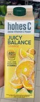 Mängden socker i Juicy balance Orange