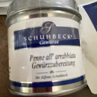 Mängden socker i Penne all‘ arrabbiata Gewürz