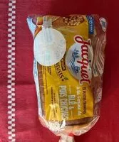 Mängden socker i Pain de mie farine de blé et pois chiches Jacquet