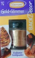 Mängden socker i Back Decor Gold-Glimmer