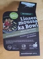 Mängden socker i Linsenmoussaka Bowl