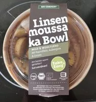 Mängden socker i Linsen Moussaka Bowl