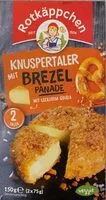 Mängden socker i KNUSPERTALER MiT BREZEL PANADE MiT LECKEREM GOUDA