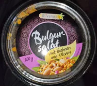 Mängden socker i Bulgursalat mit Bohnen und Oliven