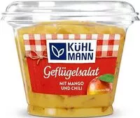 Mängden socker i Geflügelsalat mit Mango und Chili