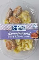 Mängden socker i Kartoffelsalat in Essig-Öl mit Frikadellen