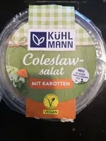 Mängden socker i Coleslaw Salat mit Karotten