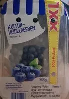 Mängden socker i Kultur-Heidelbeeren