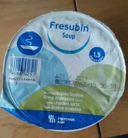 Mängden socker i FRESUBIN Soup