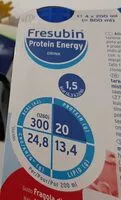 Mängden socker i Fresubin proteine energy fragola