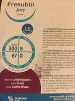 Mängden socker i FRESUBIN JUCY DRINK