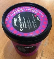 Mängden socker i Sorbet Cassis - Eismann