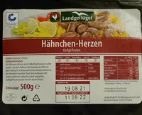 Mängden socker i Hähnchenherzen