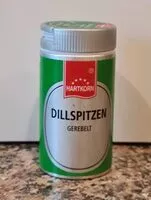 Mängden socker i Dillspitzen, gerebelt